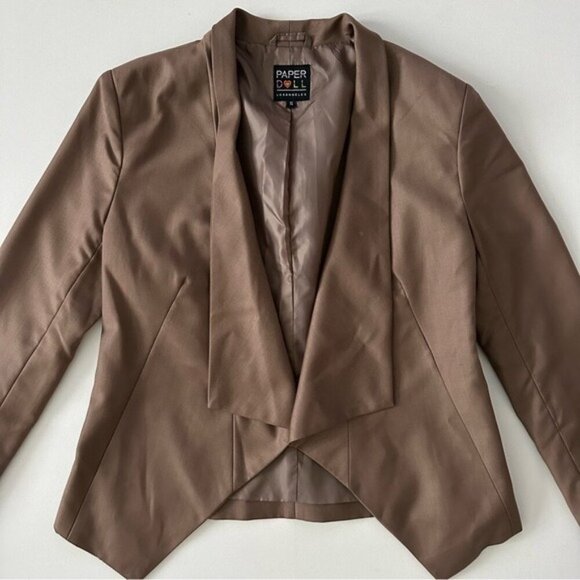 Paper Doll Women’s Draped Front Blazer Size S - Picture 14 of 15